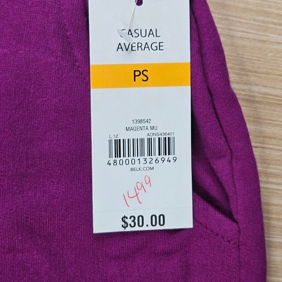 Kim Rogers Petite Small Purple Casual Hyper Fleece 2‎ Piece Lounge Set PS NEW - Picture 12 of 15